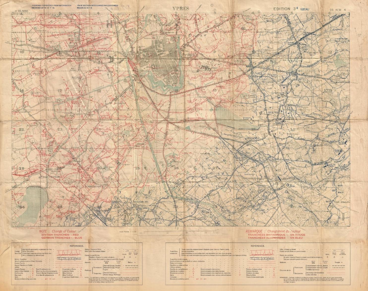 Historische map Reiger Burg